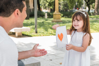 otac-cerka-srce-na-papiru