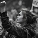 protest-devojka-pesnica