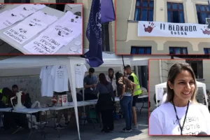 IT blokada na protestu u Čačku