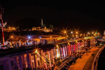 Noćni pogled na Kalemegdan