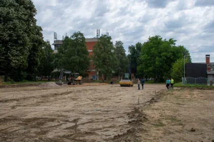 Izgradnja parkinga kod Doma učenika