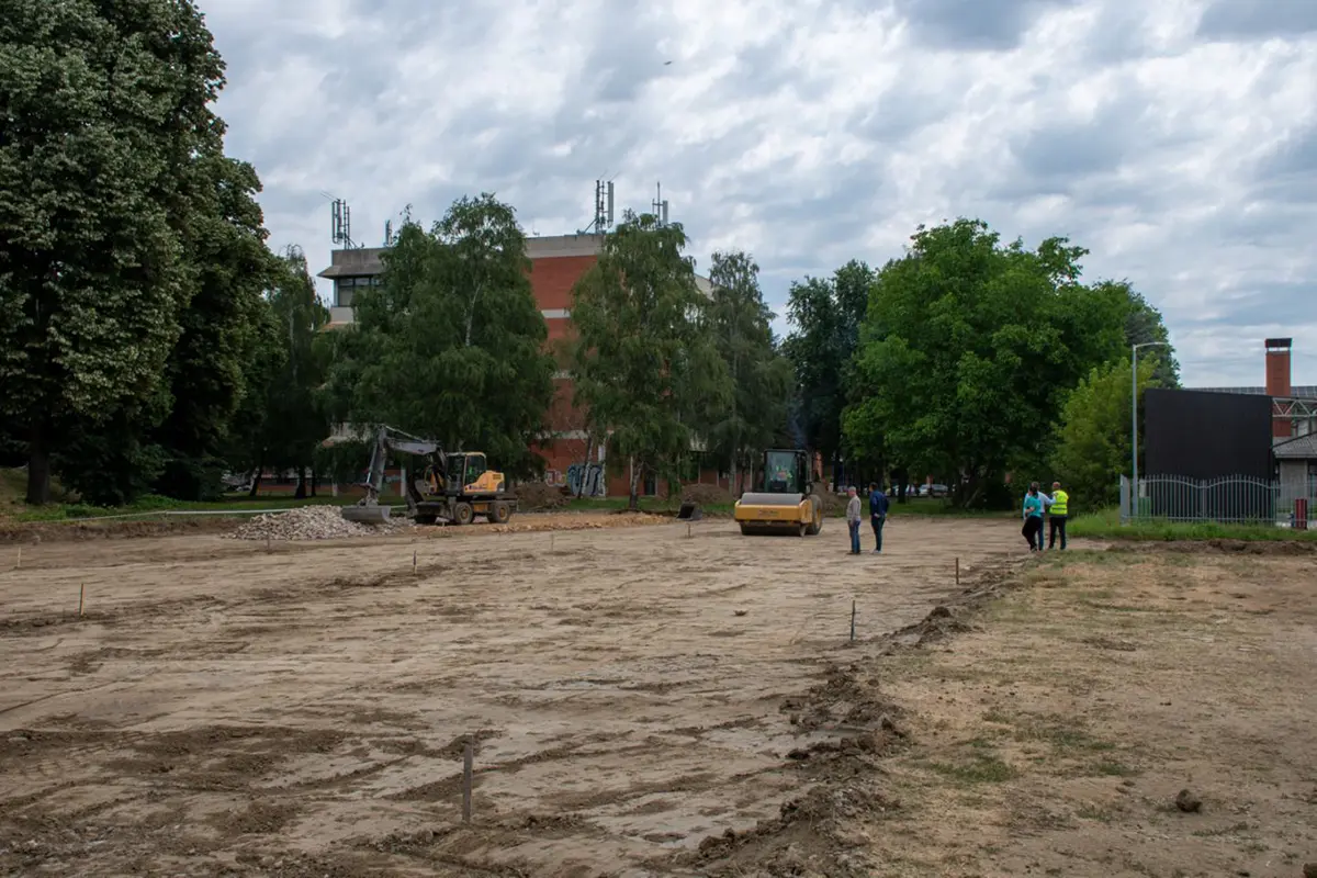Izgradnja parkinga kod Doma učenika