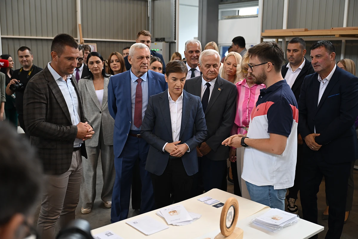 Ana Brnabić u poseti NTP Čačak