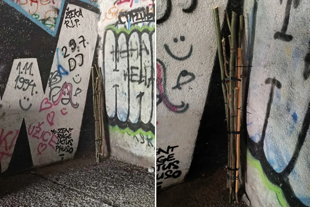 Policija pronašla drvene motke u prolazu ispod železničke stanice u Užicu