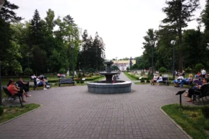 Fontana u parku u Vrnjačkoj Banji