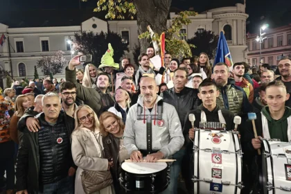 Doček studenata iz Novog Pazara u Čačku