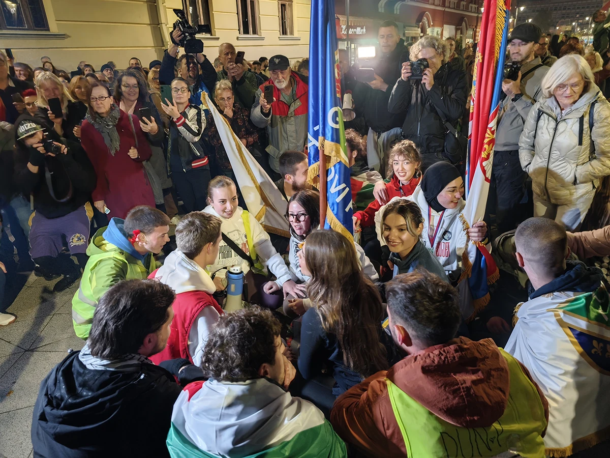 Doček studenata iz Novog Pazara u Čačku