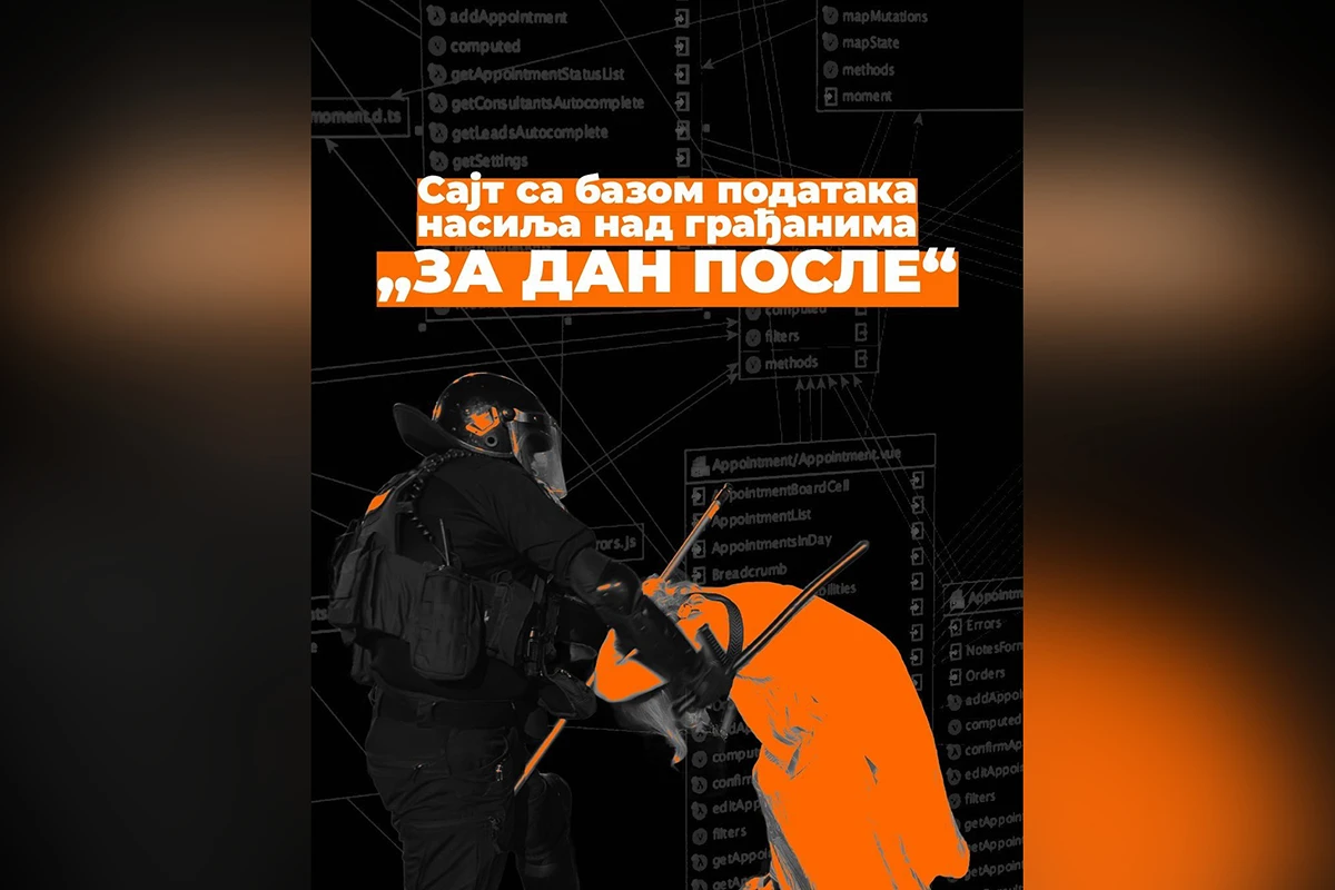 Sajt sa bazom podataka nasilja nad građanima Za dan posle