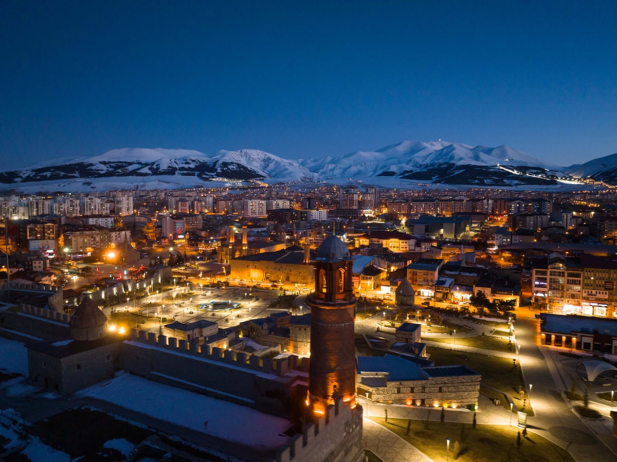 Erzurum Castle and City View