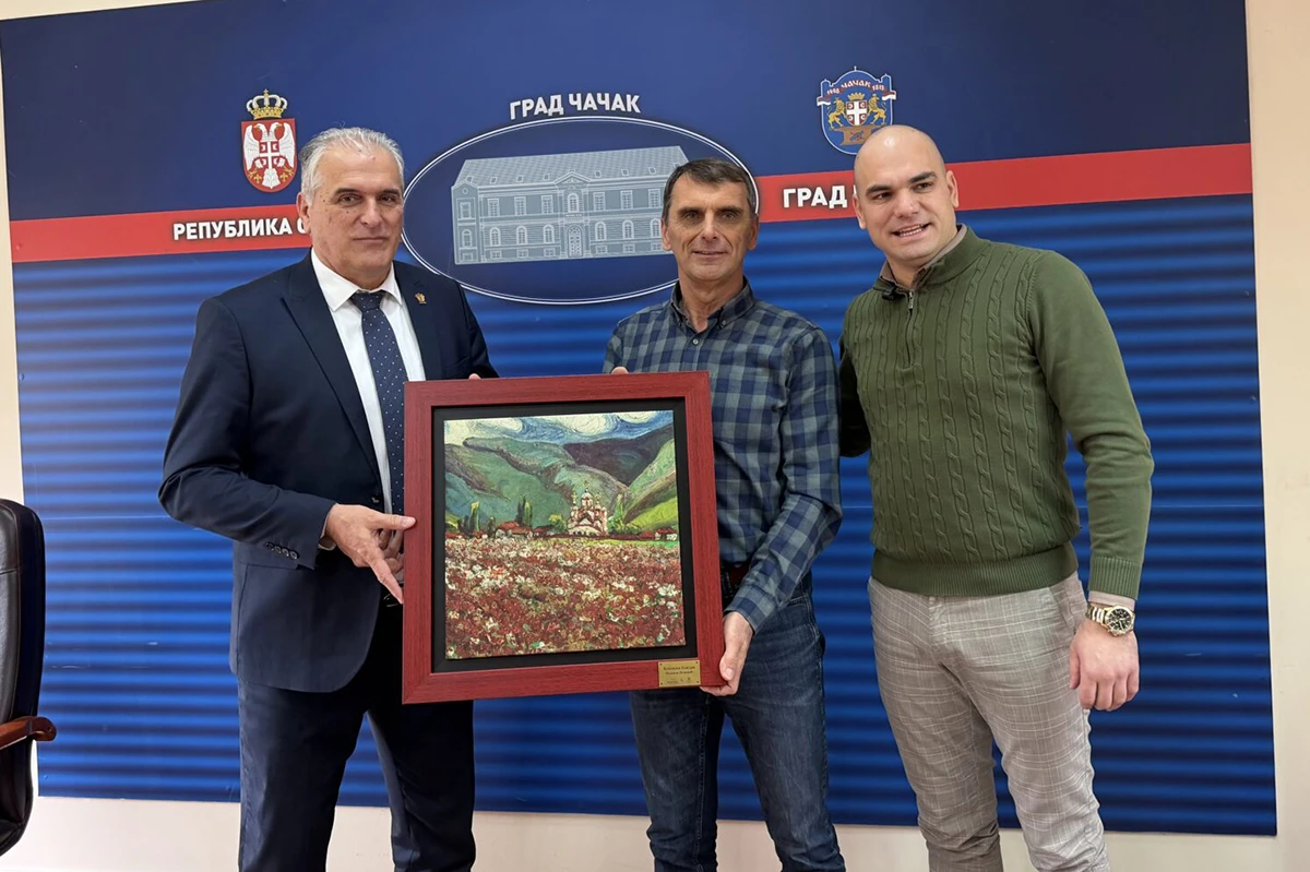 Prijem u Gradskoj kući u Čačku upriličen je za članove Biciklističkog kluba „Borac“