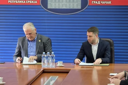 Potpisivanja ugovora za vodosistem Bresnica