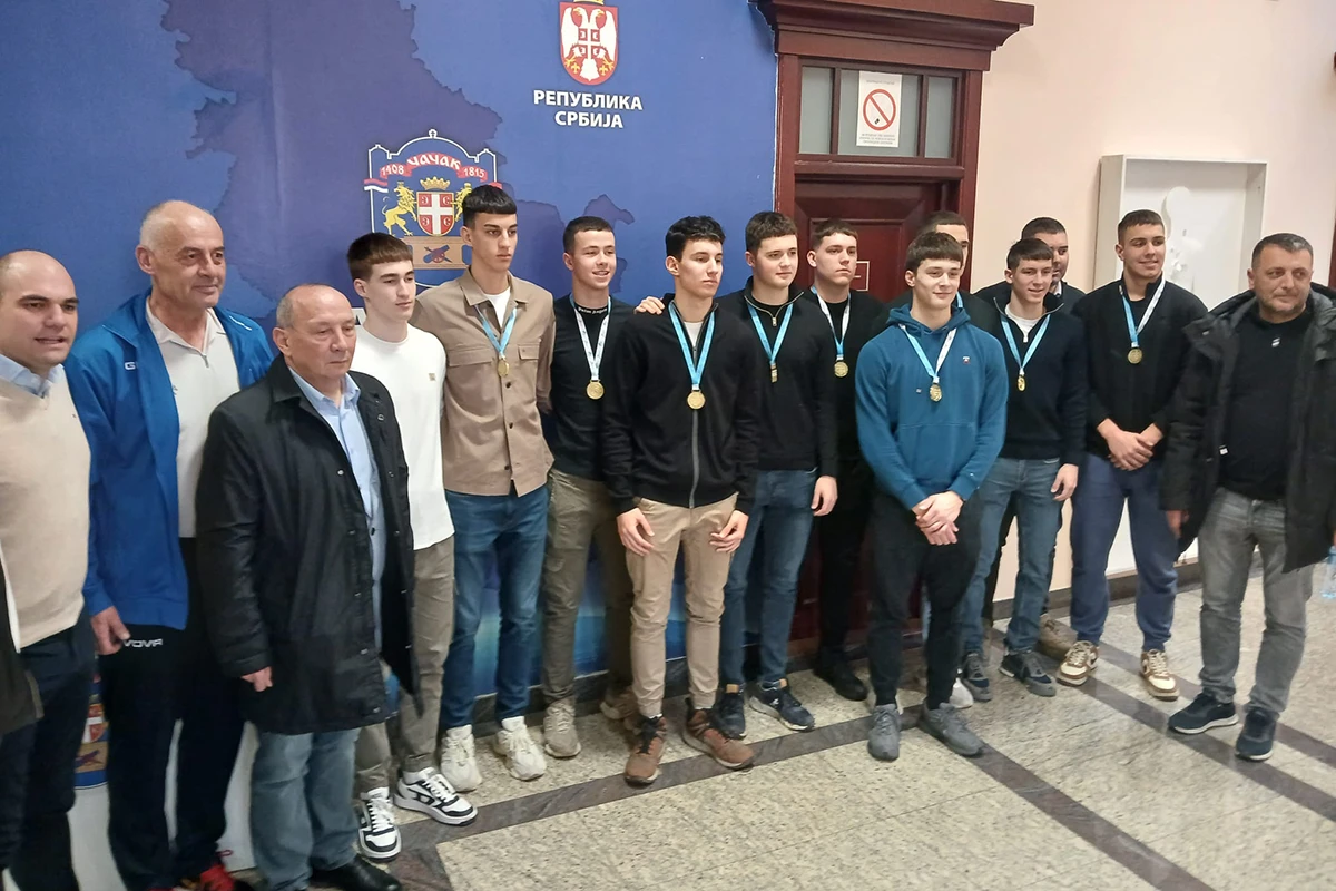 Prijem za košarkaše čačanske Gimnazije