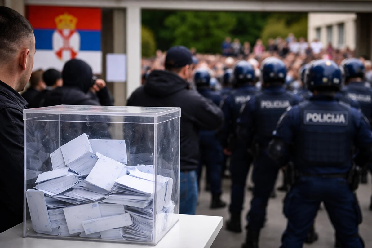 Glasačka kutija i policija