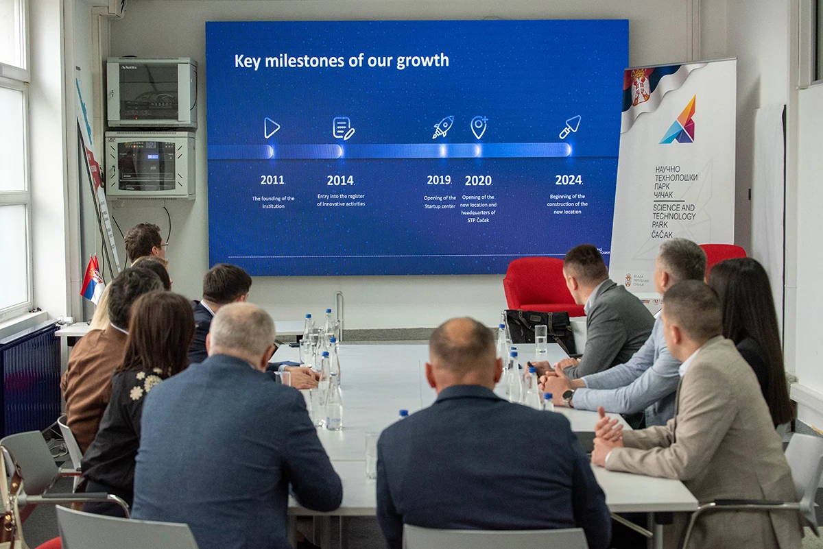 Delegacija Moldavije u poseti NTP Čačak