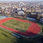 Atletska staza Čačak iz drona