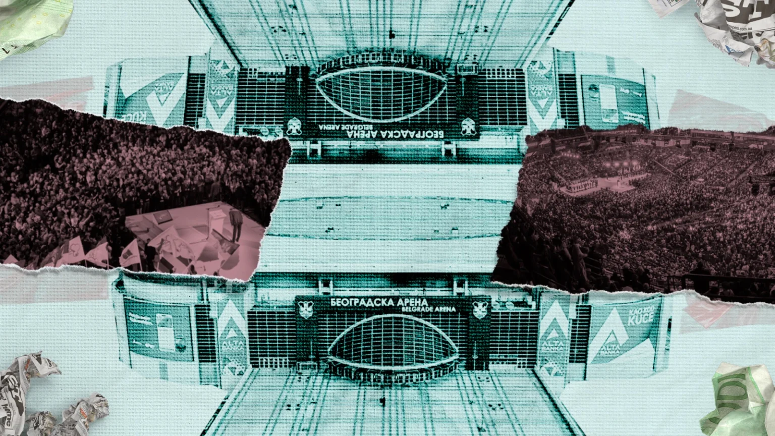 Beogradska arena SNS skup