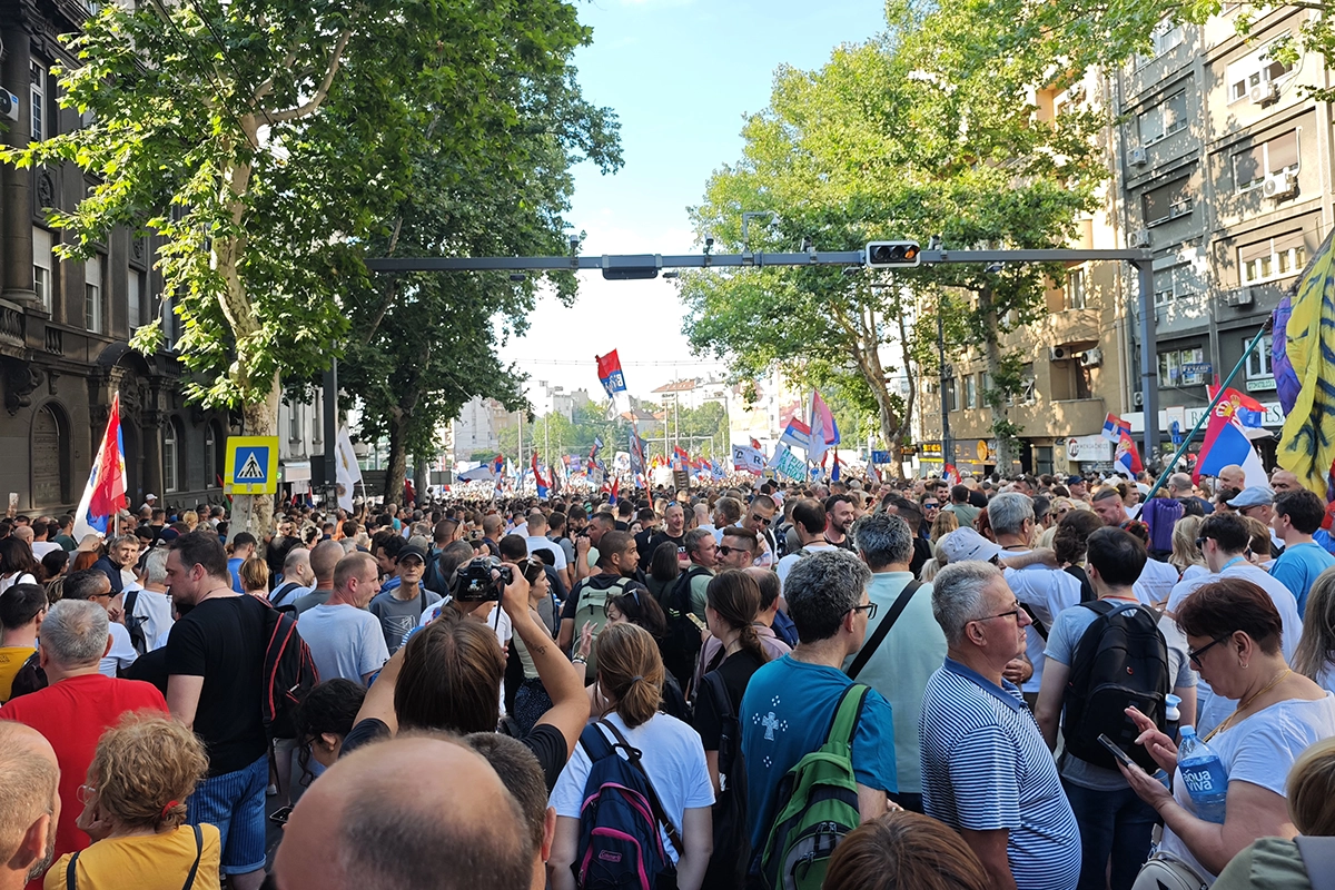 Protest u Beogradu