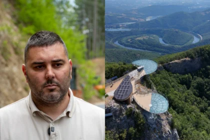 Miloš Stevanić i vidikovac na Kablaru