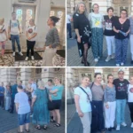 Protest podrške ispred Opštine Bečej