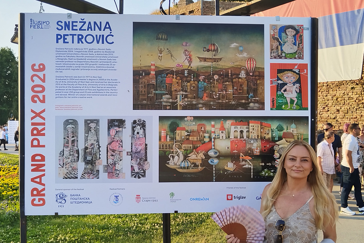 • N2 portal Srpska umetnica Snežana Petrović osvojila Gran pri Međunarodnog festivala ilustracije