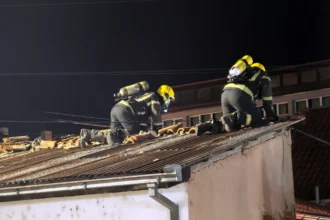 Požar u kafiću Ribusto, bivši Samuraj Čačak