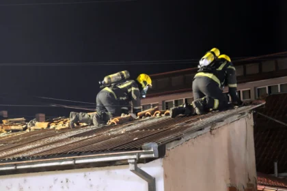 Požar u kafiću Ribusto, bivši Samuraj Čačak
