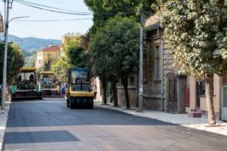 asfaltiranje ulice Kneza Miloša u Čačku