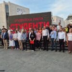 predizborni skup studenata u Novom Sadu