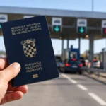 Hrvatski pasoš u ruci